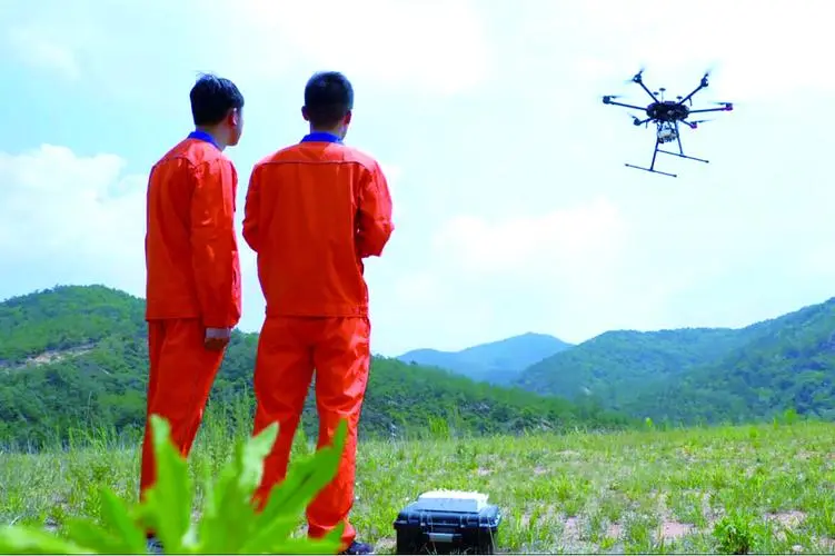 达日无人机倾斜摄影巡检拍摄